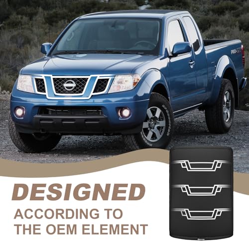 Center Console Armrest Cover Fit for Nissan Frontier 2005-2021 & Xterra 2005-2015 Accessories, Comfort Armrest Pad Console Lid Cushion Vegan Leather Regular Thick - size: 7) 05-21 |Frontier| Black, Regular