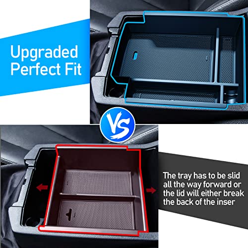 Upgraded Center Console Organizer for Toyota 4Runner 2024 2023 2022 2021 2020 2019 2018 2017 2016-2010 Full Size Tray Interior Accessories, Insert Armrest Box Secondary Storage ABS Material - size: 2010-2024 4Runner(1pcs)