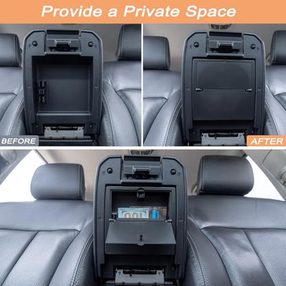 3PCS Center Console Organzier Compatible with Toyota Tacoma 2016-2023 Accessories Tray Hidden Box Divider ABS Material Insert - color: 3PCS