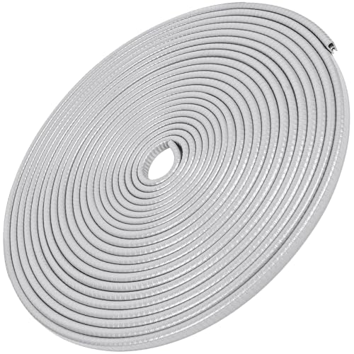 49Ft(15M) Long Car Door Edge Guards, U Shape Edge Trim Rubber Seal Protector Car Door Protection Anti-Collision Rubber Clips Easy to Cut No Need Adhesive Fit for Most Vehicles| Grey - color: Gray, size: 49FT