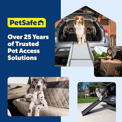 PetSafe Happy Ride Deluxe Hammock Seat Cover Durable Machine Washable Fits Most Cars, Trucks and SUVs Backseat Protection for Pet Paws, Scratches and Dog Hair