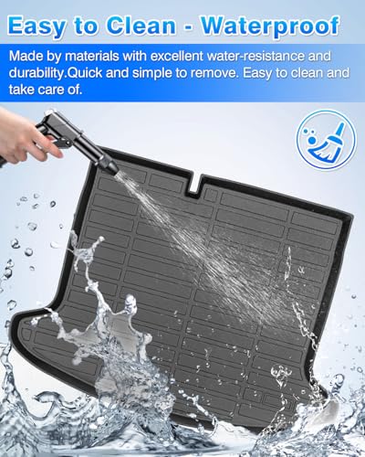Cartist Cargo Mat Compatible with Nissan Kicks 2018 2019 2020 2021 2022 2023 2024 Trunk Mat Cargo Liner TPE All Weather Anti-Slip Odorless Trunk Mat - size: 5)Nissan Kicks 2018-2024