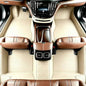 Customize Personalized Floor Mats for Cars, Full Coverage Luxury Car Mats, Anti-Slip Mat Set, Custom Floor Mat Suitable 99% of Sedan Trucks SUV auto (Beige Stripe) - color: Beige Stripe