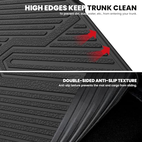LASFIT Cargo Mat for Jeep Grand Cherokee 2011-2021 Accessories Rear Backrest Mat Trunk Seatback All Weather TPE Custom Fit Cargo Liners Black - style: Grand Cherokee 2011-2021 Cargo Mat