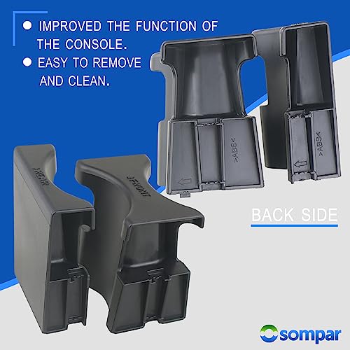 Osompar Console Center Cup Holder Insert Compatible with 2015 2016 Honda CR-V CRV Replaces 77292-T0A-A01ZA 77293-T0A-A01ZA