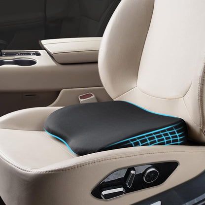 Car Seat Cushion for Driving,Car Booster Seat Cushion for Short Drivers,Portable Driver Seat Cushion to Raise Height 3.5 in,Office Chair Back Support Pillow for Lower Back Pain Relief