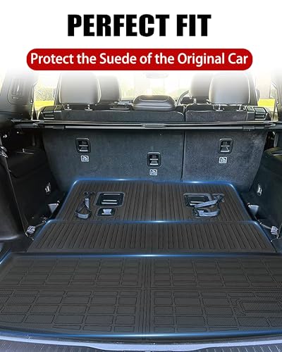 Cargo Liner Compatible with 2021-2026 Jeep Grand Cherokee L Trunk Mat Cargo Mat Back Seat Cover Protector (6/7 Seats)(Backrest Mats+Trunk Mat) - size: FOR 2021-2026 Jeep Grand Cherokee L