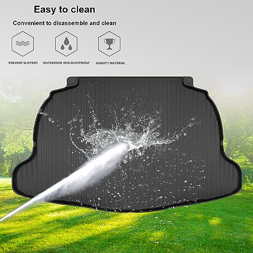 Upgrade Corolla Cross SUV Cargo Liner | Custom Fit Trunk Mat Compatible with 2022 2023 2024 2025 Toyota Corolla Cross (FWD Models Only) | All Weather TPE Cargo Mat for Corolla Cross - style: 2022-2025 | For Toyota Corolla Cross Cargo Mat