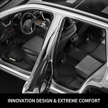 OEDRO Floor Mats Fit for 2017-2026 Jeep Compass, TPE All-Weather Guard Custom Fit Car Floor Liners, 1st and 2nd Row - style: 2017-2026 Compass
