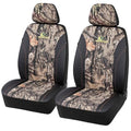 Mossy Oak Front Camo Seat Covers Low Back - Made with Premium PVC & Canvas Fabric, Airbag Compatible, Universial Fit Most Bucket Seats - Official Licensed Product - size: PVC & Canvas Low Back Front Seat Covers