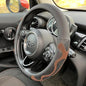 PINCTROT Large Size Comfy Grip Steering Wheel Cover, Anti-Slip Design, 15.5-15.75 Inch(Silicone Brown) - color: 8.Brown, size: Large Size[15 1/2''-15 3/4'']