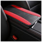 IHOTDER Stylish Car Center Console Cover,PU Leather Car Armrest Cover Prevent Scratches on Center Console,Universal Car Armrest Cushion Car Accessories Interior for Car SUV Truck (Red) - color: Red