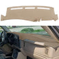 Dash Cover Mat Fit for 1999-2006 GMC Sierra/Chevy Chevrolet Silverado 1500 2500 3500 HD,2000-2006 GMC Yukon/Yukon XL/Chevy Suburban Tahoe Avalanche,Dashboard Pad Carpet Protector (99-06,Beige) Y44 - color: 99-06 Beige