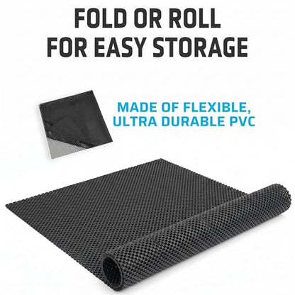 Non Slip Roof Mat - Soft Protector Mat and Car Roof Liner for All Vehicles - All Weather Grip for Roof Cargo Rack Scratch Protection (47 x 35 in)