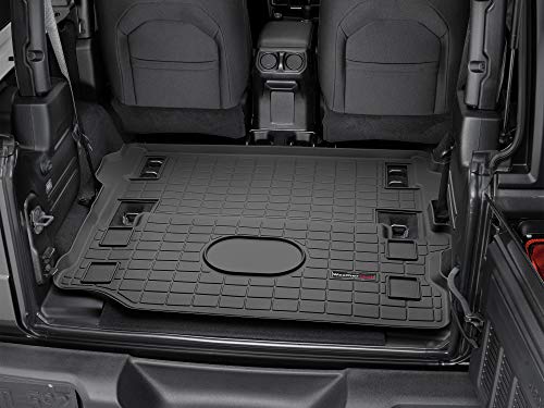 WeatherTech Cargo Trunk Liner for Jeep Wrangler 2-Door, Wrangler 2-Door - Behind 1st Row (401198), Black - color: Black