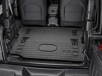 WeatherTech Cargo Trunk Liner for Jeep Wrangler 2-Door, Wrangler 2-Door - Behind 1st Row (401198), Black - color: Black