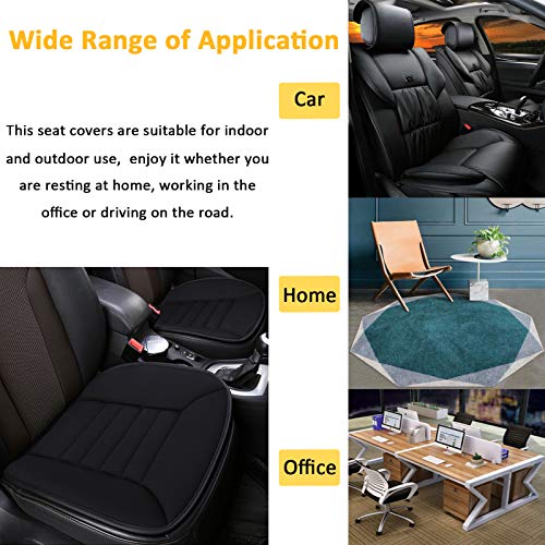 Big Ant Car Seat Cushion Pad Memory Foam Seat Cushion,Pain Relief Cushion Comfort Seat Protector for Car Office Home Use,Black 1PC