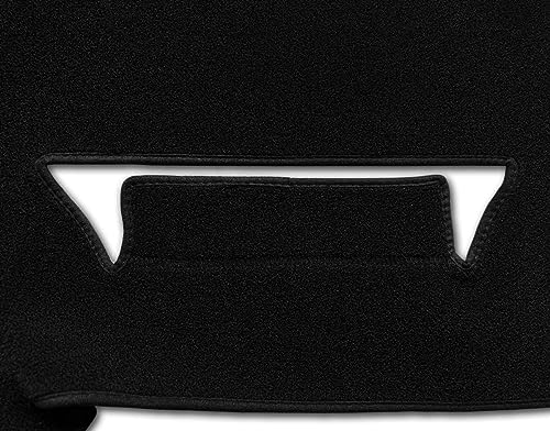 Dash Cover Mat Custom Fit for Infiniti G35 with Clock Inside, Dashboard Cover Pad Carpet Protector (Black) Y58 - color: Black