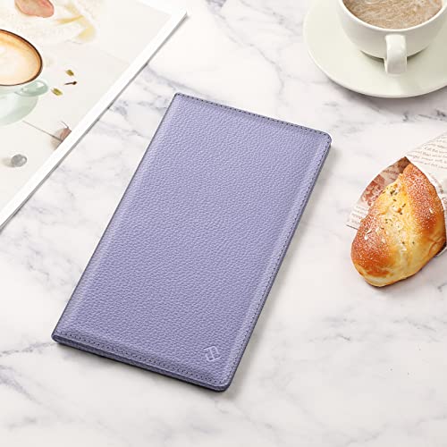 FINPAC Car Registration and Insurance Card Holder, Vehicle Glove Box Card Organizer Wallet Automobile Accessories for License - color: Lilac Purple