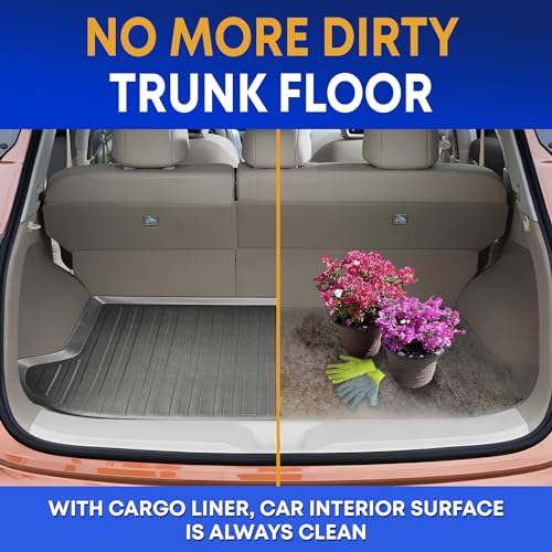 Premium Cargo Liner for Nissan Murano 2015-2024 - 100% Protection - Custom Fit Car Trunk Mat - All-Season Black Cargo Mat - 3D Shaped Laser Measured Trunk Liners for Nissan Murano.