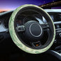 Marble Texture Elastic Steering Wheel Cover Abstract Background Golden Steering Wheel Cover Anti Slip Protective Case Universal Stretch Steering Protector - color: Multi1117