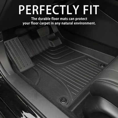 Automotive Floor Mats & Cargo Liners Trunk Set Compatible with 2019-2021 2022 2023 2024 Nissan Murano, All Weather Car Accessories Floor Liner 1st and 2nd Row Car Mat Black. - style: 16)19-24 Murano Floor & Cargo Mats
