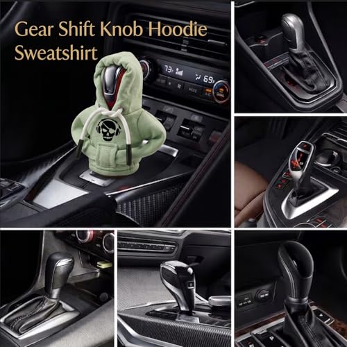 Bigfoot Gear Shift Hoodie,Universal Car Shift Knob Cover,Aesthetic Manual Automatic Stick Shifter Cover Mini Hoodie,I Love Big Foot Car Accessories Interior Sasquatch Gifts for Men Women Drivers - color: I Love Bigfoot