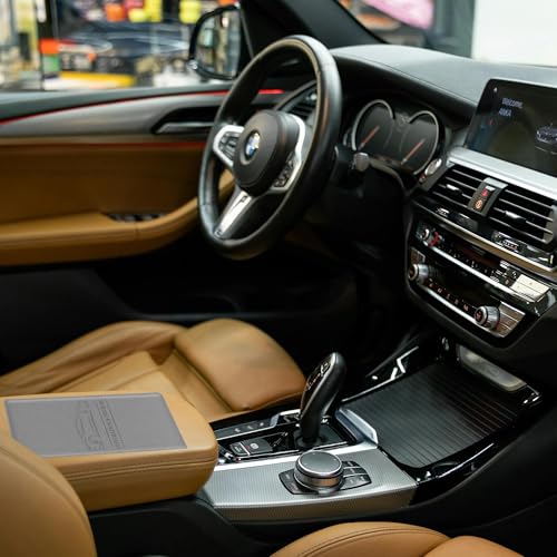 Leather Car Registration and Insurance Holder - Vehicle Glove Box Car Organizer,Auto Truck Comparment Accessories Case with Magnetic Closure for Driver License, Cards (Gray) - color: Gray
