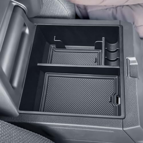 OEM Fit 2026 4Runner Center Console Organizer Tray Compatible with 2025 2026 Toyota 4Runner (6th Gen) Accessories ABS Plastic Armrest Insert Coin Holder Storage Box (Not for 2010-2024)