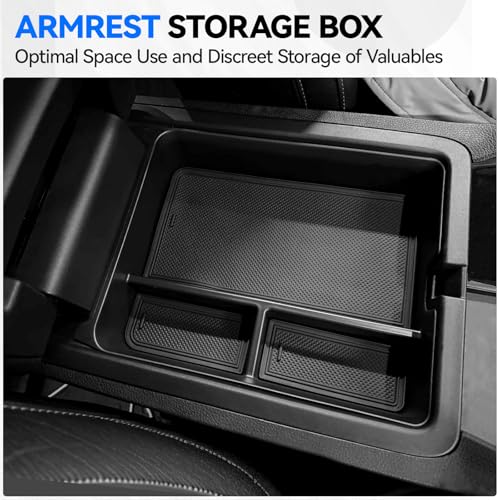 4PCS Center Console Organizer Tray for 2023-2026 Honda Pilot 2024-2026 Honda Ridgeline&Passport Accessories, Armrest Storage Box and Divider, Hidden Storage Box and Cup Holder - style: fit for Honda Pilot 2023-2026 Ridgeline & Passport 2024-2026
