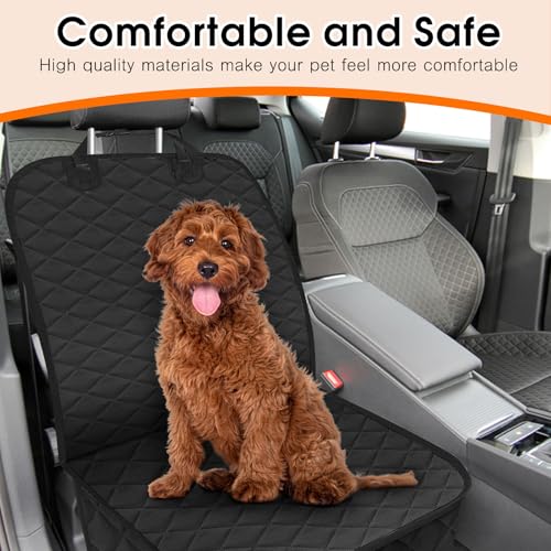 Front Dog Seat Cover, Waterproof Car Seat Covers for Dogs Nonslip Scratch-Proof Dog Seat Cover Front Seat Cover for SUV, Trucks & Cars - S, Black - size: Small (1-Pack)