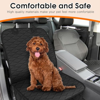 2 Pack Front Dog Seat Cover, Waterproof Car Seat Covers for Dogs Nonslip Scratch-Proof Dog Seat Cover Front Seat Cover for SUV, Sedans,Trucks,Cars - S, Black - size: Small (2-Pack)