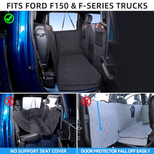 ABE Truck Floor Cover for Dogs,Dog Car Seat Cover for Back Seat,Seat Covers for Trucks,Dog Hammock for Truck,Back Seat Pet Cover for Dogs,Seat Cover for Truck F150/RAM1500/Silverado