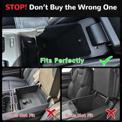 MARCHFA Center Console Organizer Tray Compatible for 2025 2026 Wagoneer S Accessories Armrest Storage Box Tray Organizer Middle Console Insert Holder