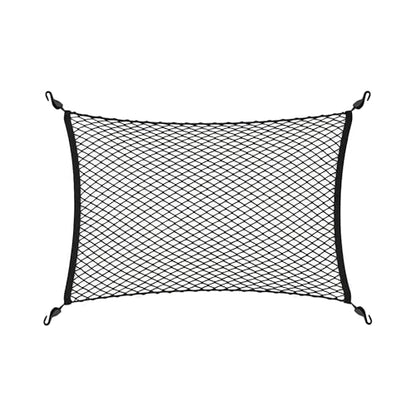 Floor Style Automotive Elastic Trunk Mesh Cargo Net for Audi Q5 Premium Prestige 2018-2025 - Premium Trunk Organizers and Storage - Luggage Net for SUV- Best Car Organizer for Audi Q 5
