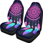 Pehede Car Seat Cover Fantasy Dream Catcher Front for Cars, Easy to Install Cover Set, Accessories Auto Trucks Van SUV,2 Packs - color: Multi12