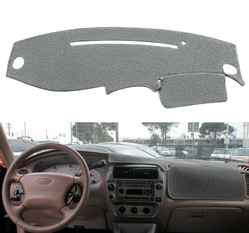 Yiz Dash Cover Mat Custom Fit for Ford Ranger 1995-2011,Ford Explorer 1995-2001,Mercury Mountaineer 1997-2001 and Mazda B2300 B2500 B3000 B4000 1995-2010,Dashboard Cover Pad Carpet (Dark Gray) J35