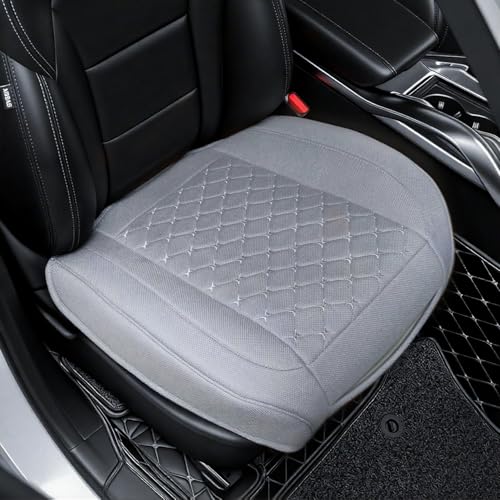 Suninbox Car Seat Cover,Bottom Car Seat Covers,Front Seat Only, Cloth Fabric Wrap Around The Bottom,Breathable Car Seat Protector Fits 95% of Vehicles 1 Piece,Gray - color: allgray