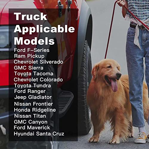 Dog Car Seat Cover for Trucks, Dog Seat Cover for Back Seat Protector F150 Ram 1500, Waterproof Dog Hammock for Truck with Mesh Window Heavy Duty Seat Cover for F-Series/GMC Sierra/Silverado