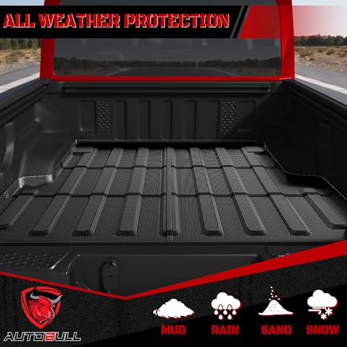 Truck Bed Mat Bed Liner Fit for Ram 1500/1500 RHO 2019-2026 & RAM 1500 Classic 2019-2024 Short Bed (5.7 FT / 67.4inches) Not for Rambox, All Weather Protection TPE Pickup Car Bed Mat - style: 12)2019-2026 |Ram 1500 Short Bed Mat (5.7 FT / 67.4” Bed)