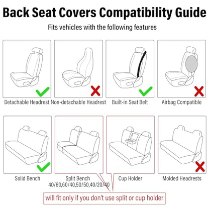 Fabbay 26 Pcs Mushroom Car Seat Covers Set with Protectors Steering Wheel Seat Belt Cover Floor Mat Armrest Cushion Key Chains Auto Interior Accessories for Women(Dark) - style: Dark