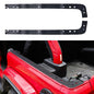Rear Trunk Inner Sill Protector Guards Cover Trim Compatible with 2018-2026 Jeep Wrangler JL 4 Door 4XE Accessories Cargo Trunk 2 Sides Sill Scuff Plate Bumper Paint Protection, 2 Pack Black