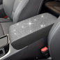 AOMSAZTO Bling Crystal Diamond Console Covers for 2015-2019 Hyundai Sonata Middle Leather Armres Covers - color: Bling color
