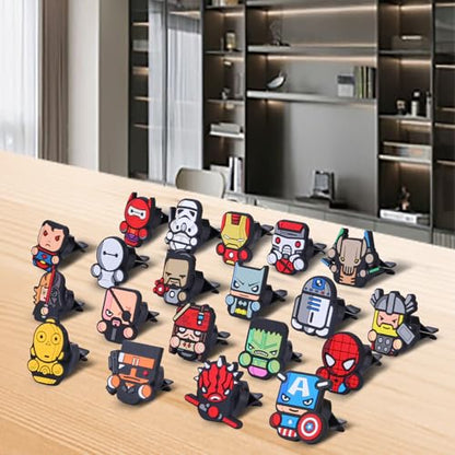 Air Vent Decoration - Cute Super Hero Decorative Vent Clip for Cars, Bedroom or Office (Starwar Pack)