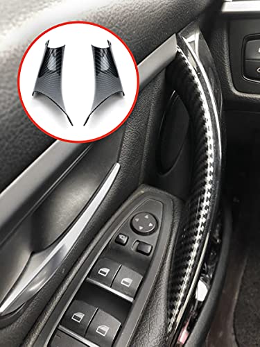 Gelunxin Door Pull Handle Cover for BMW 320,328,330,335,M3 2012-2018 & BMW 428, 435,M4 2014-2017 (Left Front+Right Front, Carbon Fiber) - color: Carbon Fiber, size: Left Front+Right Front