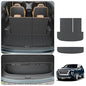 Cargo Mat Compatible with 2020-2025 Hyundai Palisade Trunk Liner Cargo Liner Lower Truck Mat Back Seat Cover Protector 2024 Palisade Accessories (Trunk Mat with Backrest Mat+Sub Truck Mat) - style: For Hyundai Palisade | 2020-2025