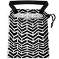 Car Trash Bag Hanging Back of Seat Waterproof Small Cute Printed One-Handed Strap Drawstring Garbage Bags for Car-Black White - color: Black White Car Trash Bag