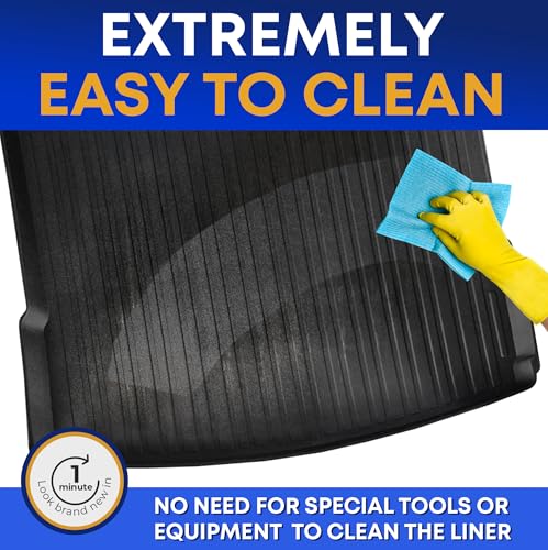 Premium Cargo Liner Porsche MACAN 2015-2025 - 100% Protection - Custom Fit Car Trunk Mat - All-Season Black Cargo Mat - Laser Measured Trunk Liners