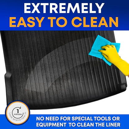 Premium Cargo Liner Porsche MACAN 2015-2025 - 100% Protection - Custom Fit Car Trunk Mat - All-Season Black Cargo Mat - Laser Measured Trunk Liners