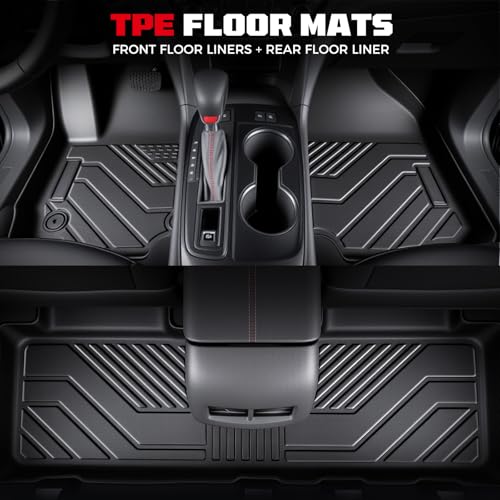 TPE Floor Mats Set for Chevy Equinox/GMC Terrain 2024 2023 2022 2021 2020 2019 2018, All Weather TPE Custom Fit Floor Liners & Cargo Liner & Backrest Mats (Not Fit Equinox EV) - size: 7.For Chevy Equinox/GMC Terrain|18-24|Full Set